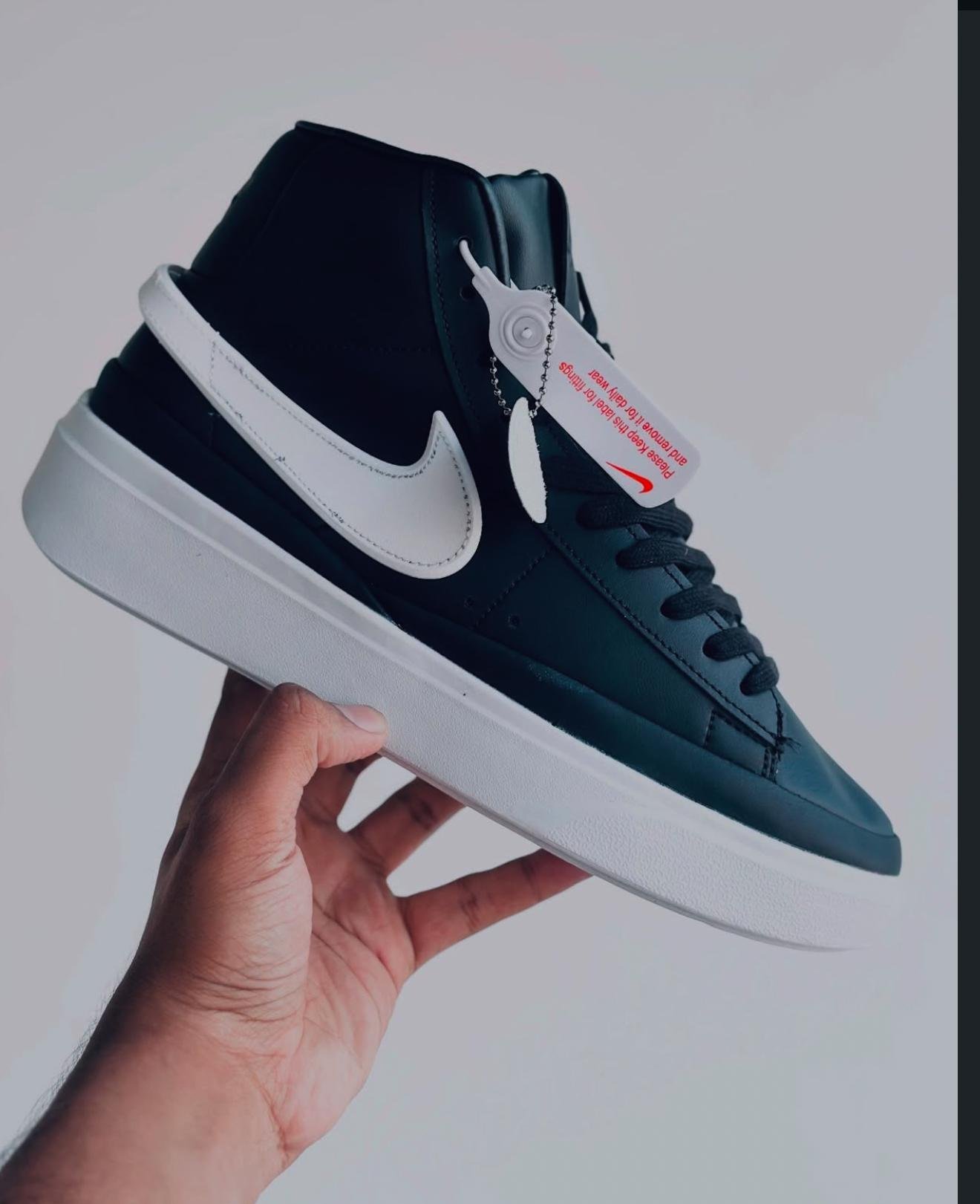 NK BLAZER PHANTOM HIGH [BLACK / WHITE] 1009025