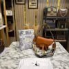CHRISTIAN DIOR SADDLE BROWN WITH ORIGNAL BOX
